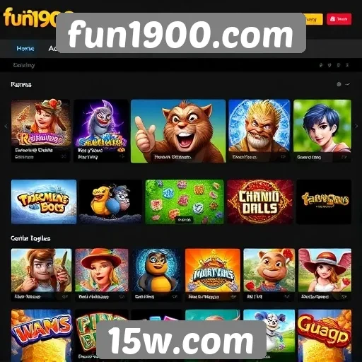 Estudo sobre a diversidade de jogos disponíveis no fun1900.com